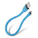 Cable Ultra Flexible Usb Azul Micro Usb Steren Usb-495