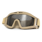 Gafas Tacticas De Seguridad Con Malla Metalica  Para Airsoft