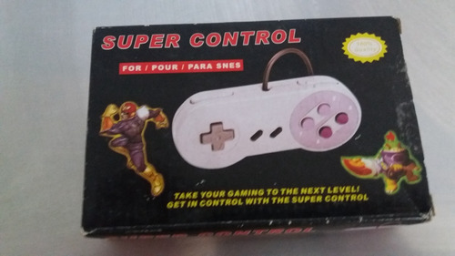 Caixa Vazia Do Controle De Super Nintendo