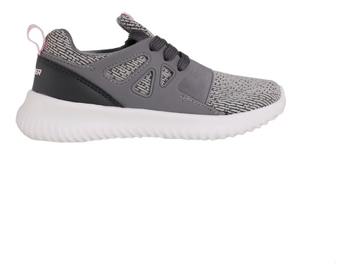 Zapatillas Topper Mamba Color Gris Claro/gris Oscuro - Niños 31 Ar