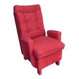 Sillon Siestero Respaldo Alto Tela Chenille