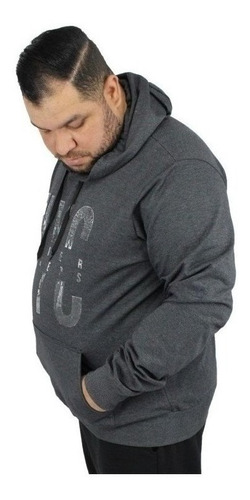 Moletom Canguru Blusa Frio Casaco Blusão Fechado Plus Size