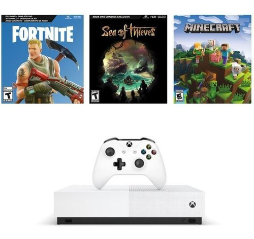 Consola Xbox One S De 1 Tb Completamente Digital Juegos Sin