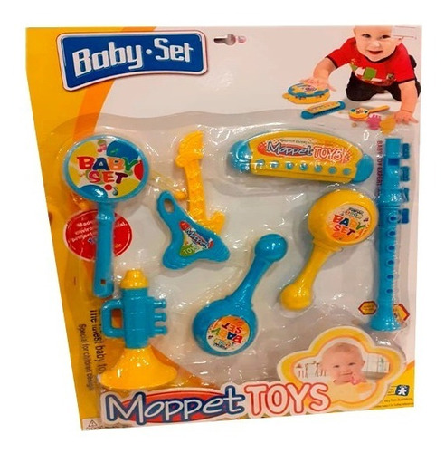 Juego Sonajero Instrumentos Musicales Babyset (9072)