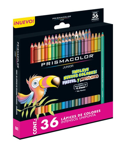 Colores Prismacolor Junior 2153016 Unipunta Paq C/36pzs