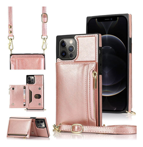 Funda Para Huawei Carcasa De Celular Cartera Con Bandolera 1