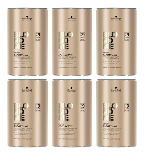 Schwarzkopf Kit X6 Blondme Polvo Decolorante Pelo Bond 450gr