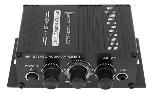 Mini Amplificador De Potência De Áudio Digital Ak270 Classe