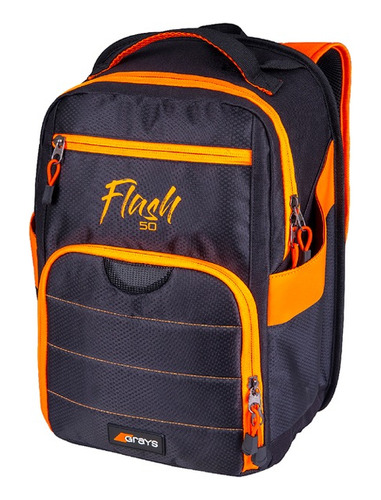 Mochila Hockey Grays Rucksack Flash 50 Neg+naranja -oficial