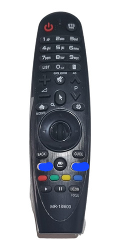 Control Remoto Tv Para LG Magic Net Amz Con Puntero Y Scroll