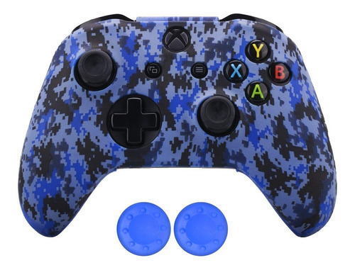 Xbox One Funda Silicon Control Camuflaje Silicona + Grips