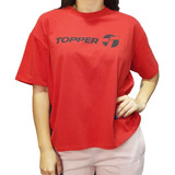 Topper Remera Mujer - Loose Brand Tee Rjo