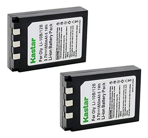 Batería De Cámara Kastar 2 Pack Battery For Olympus Li-10b L