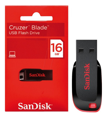 Pendrive Sandisk Sdcz50-016g-b35 16gb Usb 2.0