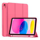 Funda Para iPad 10,9 10ª Decima Gen Con Espacio Lápiz Pencil