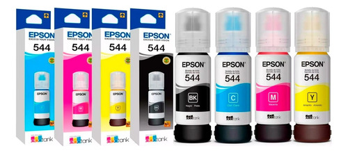 Tinta Epson T544 Kit 4 Pack 65ml L1110 L3110 L3150 