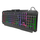 Teclado Gamer Semi-mecânico Rgb Rainbow K656 Kapbom