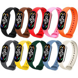 . 10 Correas Compatibles De Xiaomi Mi Band 7 (10 Colores)