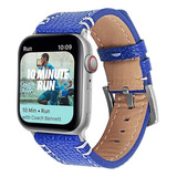 Pulseira Couro Genuino 100% Compatível Apple Watch 45mm