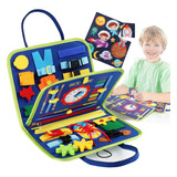 Juguete Tablero Montessori Sensorial Para Niño De 1 A 4 Años