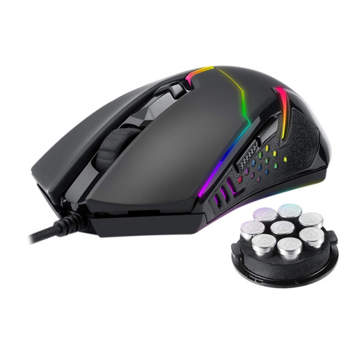 Mouse Gamer Redragon M601-rgb Centrophorus, 7200dpi, 8 Pesas