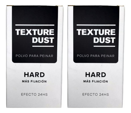 Polvo Texture Dust Hard Mas Fijacion En Polvo Hard X 2 U