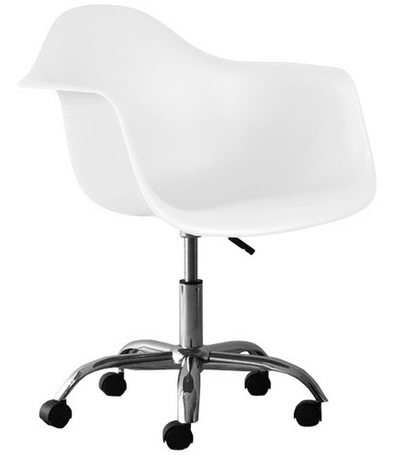 Sillon Eames Giratorio Pc Escritorio Ruedas- Alto Impacto