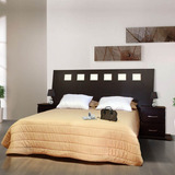 Remates Mx Recamara Cabecera Mas Dos Buros Chocolate Mueble