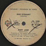 Rod Stewart - Baby Jane / Listo Ahora - Simple Vinilo Promo