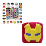 Kawaii Cubes Cubos Tsum Peluche Marvel Disney Muñeco Smile