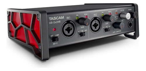 Interface De Áudio Tascam Us-2x2hr Usb-c Midi Studio