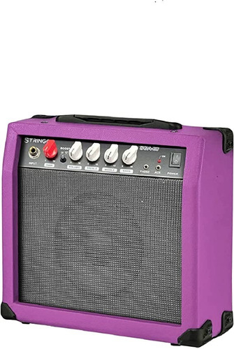 Amplificador De Guitarra De 20 Vatios Morado-stringo