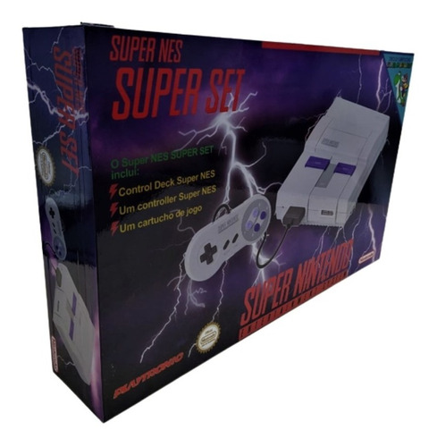 Caixa De Madeira Mdf Super Nintendo Super Set 