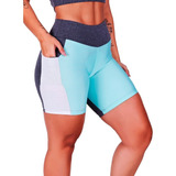 Shortinho Bermudinha Legue Legging Cross Fit Academia Shorts