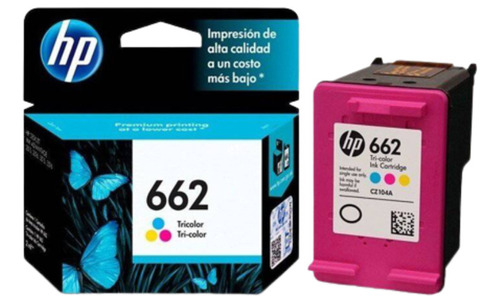 Cartucho 662 Hp Original Tricolor Para Impresora 2545....