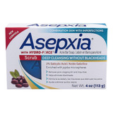 Asepxia Acne Cleansing Bar Jabon, Matorral 3,53 oz, Paquete