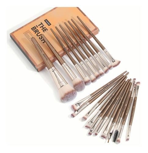 Brochas De Maquillaje Kit 20 Pcs Para Maquillaje Profesional