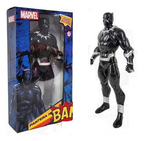 Boneco Pantera Negra Articulado Brinquedo Vingadores 22cm