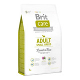 Alimento Brit Care Adulto De Raza Pequeña Cordero Arroz 3kg
