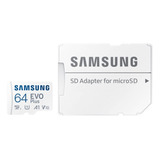 Adaptador De Tarjeta De Memoria Samsung Evo Plus 64gb Micros
