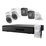 Kit Hikvision 4 Camaras Color Vu 1080p