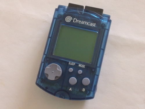 Dreamcast Memoria Original V M U Azul Translúcido Cada Una