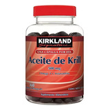 Suplemento Kirkland Signature Aceite De Krill En Botella 160