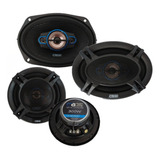 Paquete De Bocinas Coaxial Carbon Audio 6x5 + 6x9