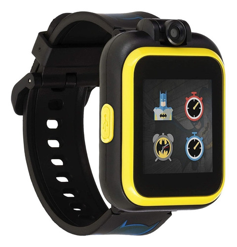 Reloj Itouch Niño Negro Batman Smartwach 50088m421blt Color De La Correa Negro/amarillo