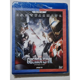 Blu-ray Capitão América Guerra Civil 3d Lacrado