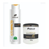 Shampoo + Mascara Kit Reconstrutor Alto Impacto Adlux C/ Nf