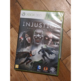 Xbox 360 Juego Injustice Original Ntsc Completo 