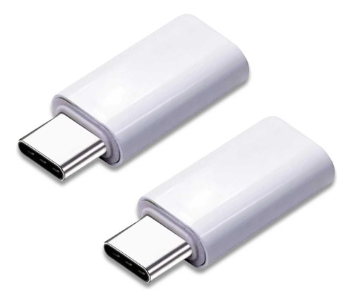 Paquete De 2 Adaptadores Lightning A Usb C Para iPhone 15, C