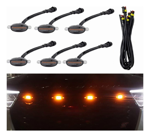 6 Luces De Parrilla Impermeables Para Coche/camión Universal